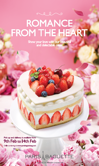 Paris Baguette Singapore Romance From The Heart Valentine's Day Promotion 9-14 Feb 2017 | Why Not Deals