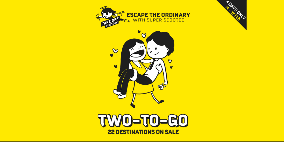 Scoot Singapore Two-To-Go 22 Destinations On Sale Promotion 14-17 Feb 2017
