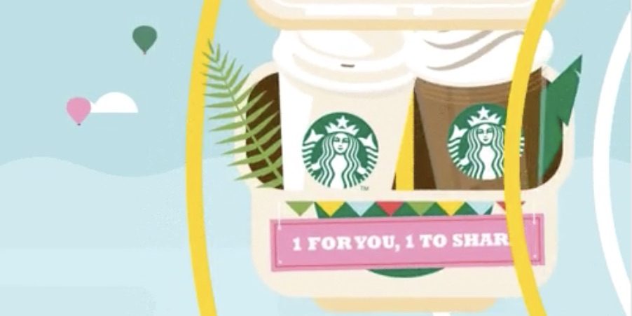 Starbucks Singapore Spot The Carriage With Two Cups to Enjoy 1-for-1 Promotion 20-24 Feb 2017