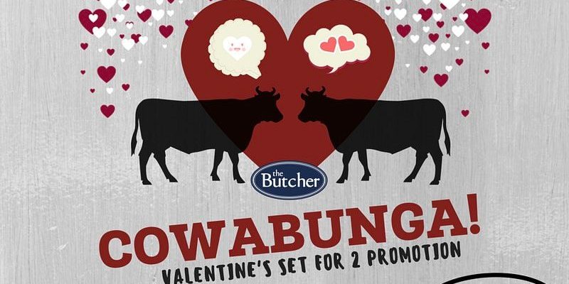 The Butcher Singapore Valentine’s Day Set for 2 Promotion 13-14 Feb 2017