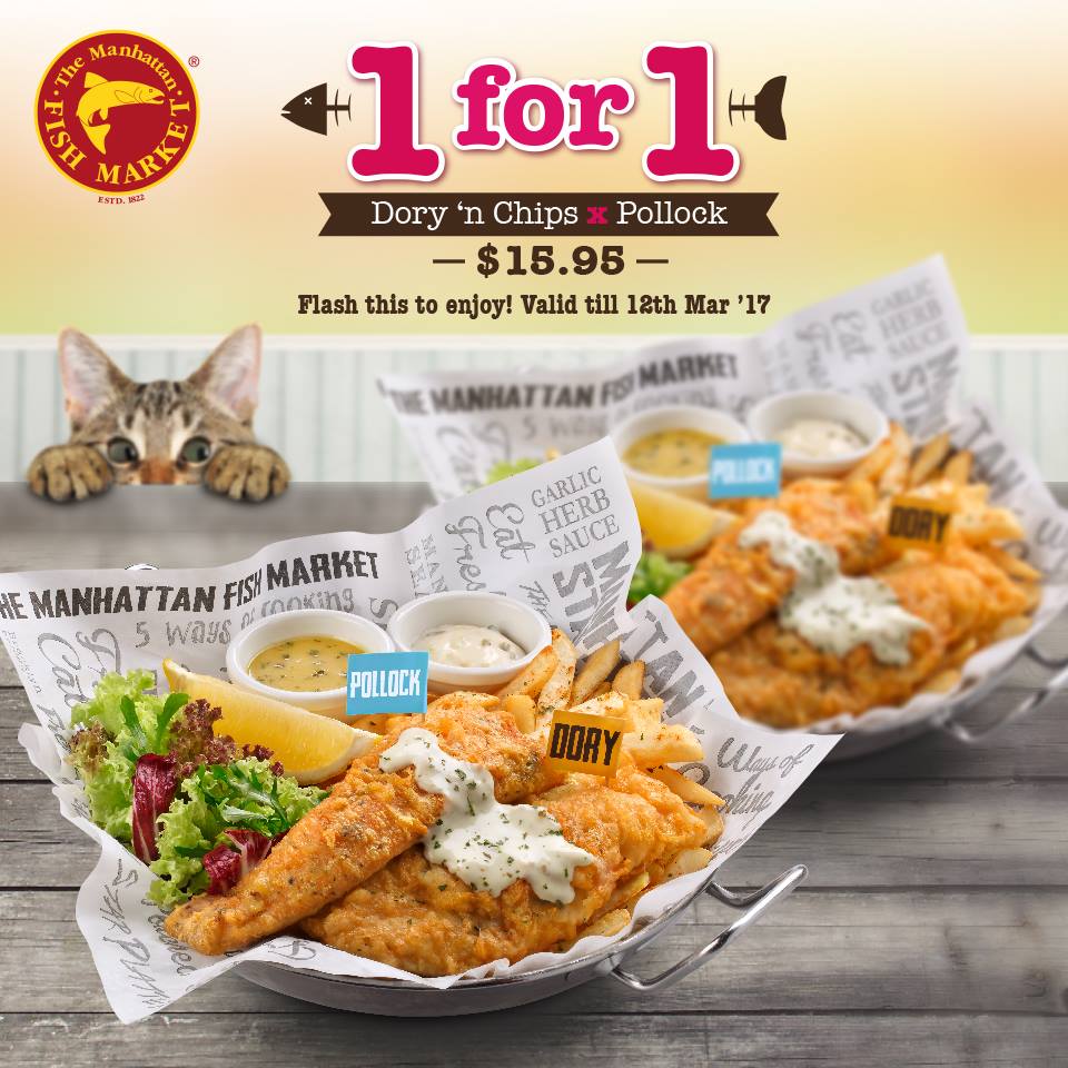 The Manhattan Fish Market Singapore One Bestie 1-for-1 Promotion ends 12 Mar 2017 | Why Not Deals 5