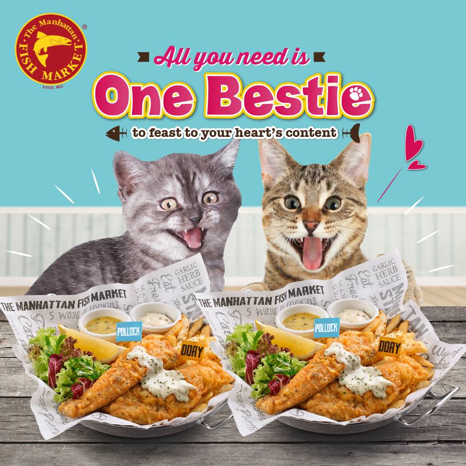 The Manhattan Fish Market Singapore One Bestie 1-for-1 Promotion ends 12 Mar 2017 | Why Not Deals