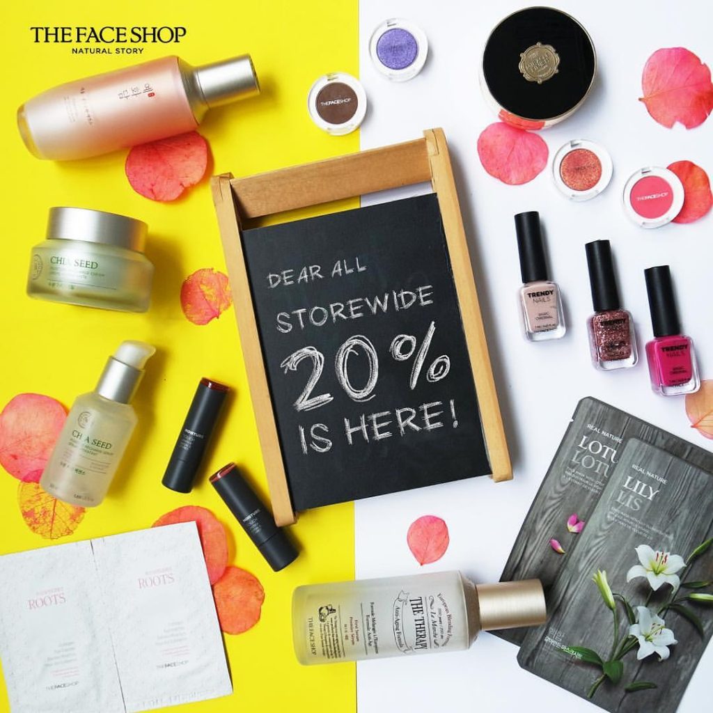 THEFACESHOP Singapore Storewide 20% Off Promotion ends 28 Feb 2017 | Why Not Deals
