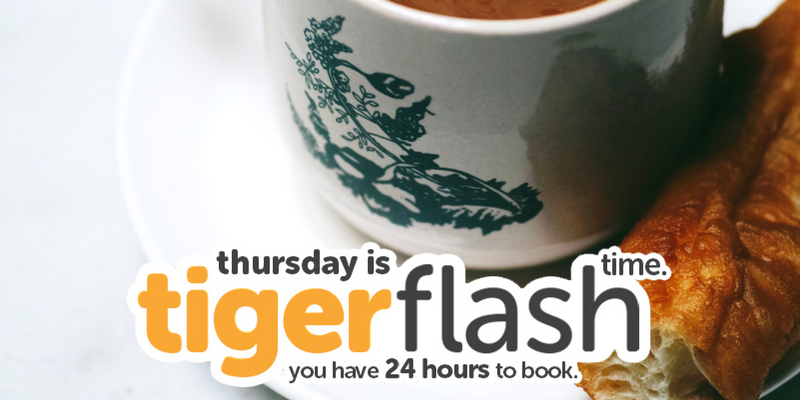 Tigerair Singapore Thursday 24 Hours Flash Sale Promotion ends 7.59am 3 Feb 2017