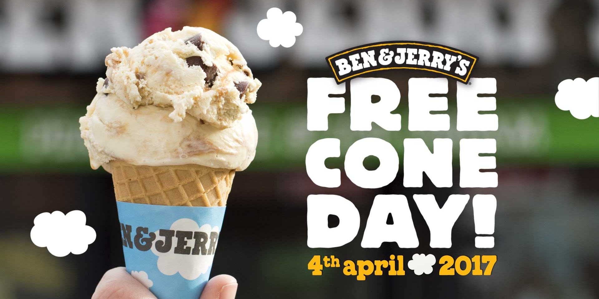 Ben & Jerry’s Singapore FREE Cone Day Promotion Returns on 4 Apr 2017