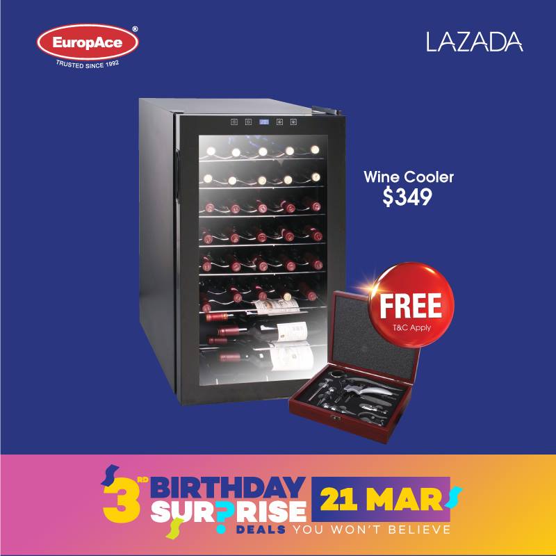 EuropAce Singapore Lazada's Birthday Sale Promotion ends 23 Mar 2017 | Why Not Deals 2
