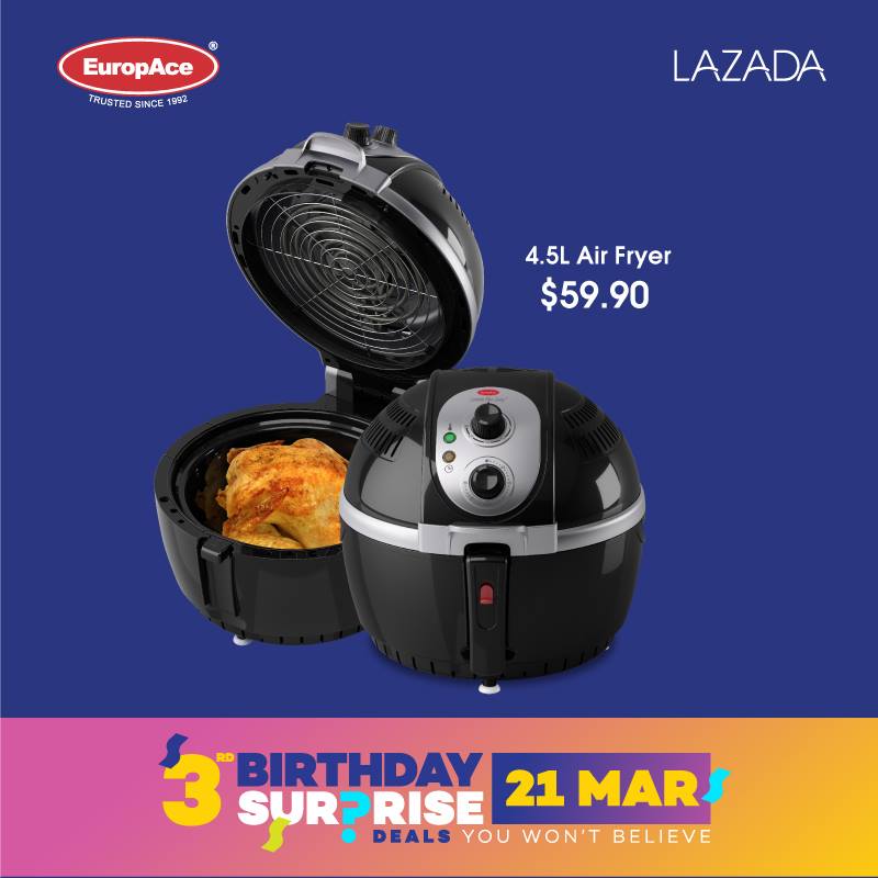 EuropAce Singapore Lazada's Birthday Sale Promotion ends 23 Mar 2017 | Why Not Deals