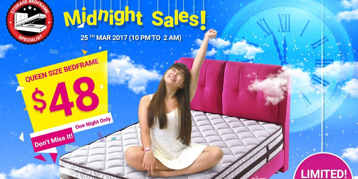 Fullhouse Home Furnishings Singapore Midnight Sales One Night Only Promotion 25 Mar 2017