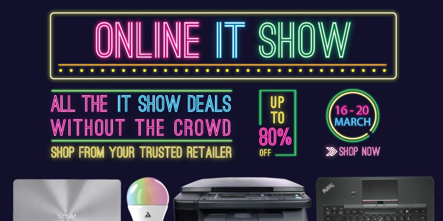 Hachi Tech Singapore Online IT Show Up to 80% Off Promotion 16-20 Mar 2017