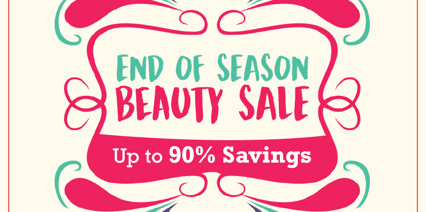 METRO Singapore End of Season Beauty Sale Up to 90% Off Promotion ends 19 Mar 2017