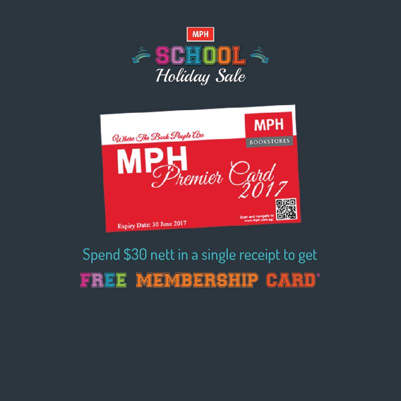MPH Bookstores Singapore School Holiday Sale Up to 30% Off Promotion 8-12 Mar 2017 | Why Not Deals