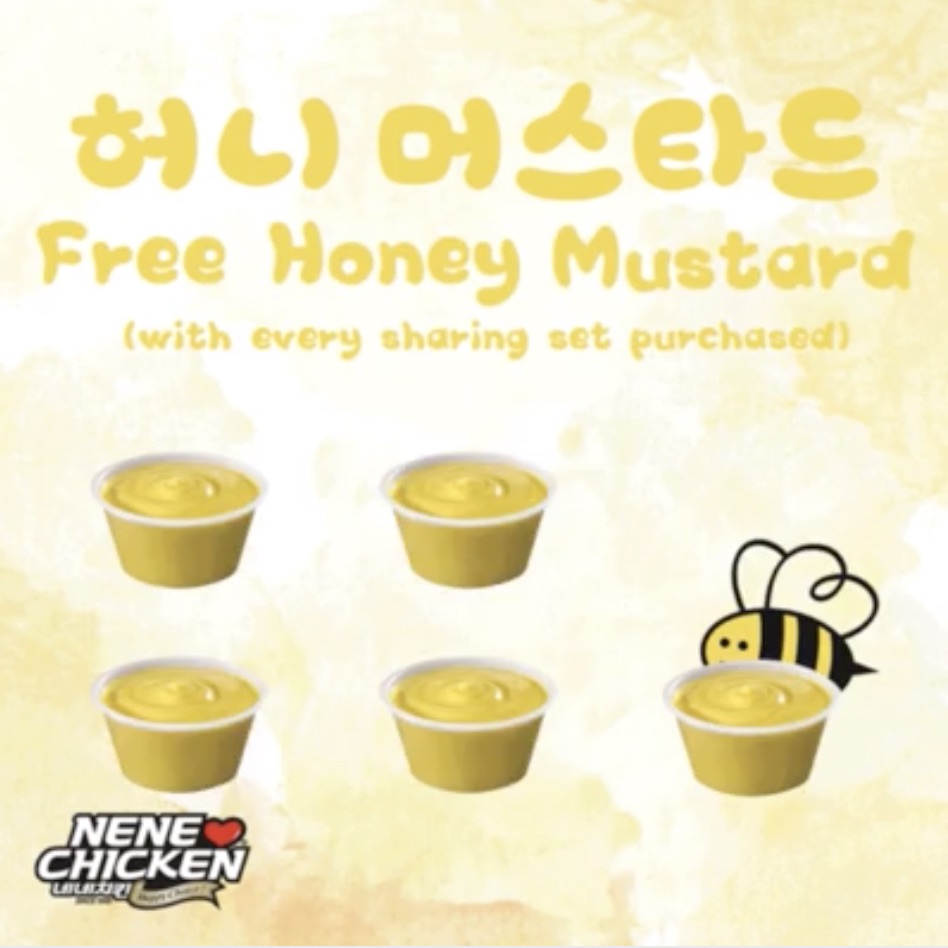 NeNe Chicken Singapore FREE Honey Mustard Dip Promotion 16-22 Mar 2017 | Why Not Deals