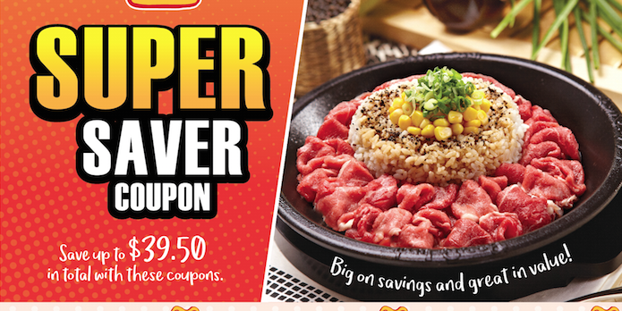 Pepper Lunch Singapore Super Saver Coupon Promotion ends 2 May 2017