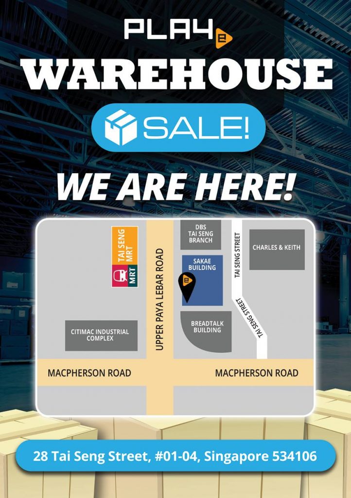 PLAYe Singapore Warehouse Sale Up to 90% Off Promotion 20-26 Mar 2017 | Why Not Deals