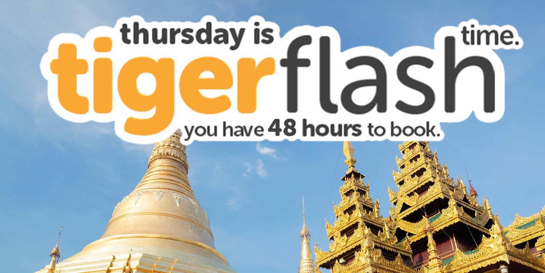 Tigerair Singapore 48 Hours Flash Sale Promotion 23-25 Mar 2017