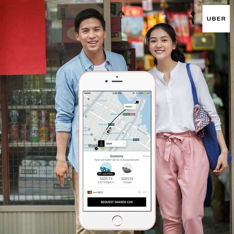 Uber Singapore $4 Off Up to 3 uberPOOL Rides Promotion ends 24 Mar 2017 | Why Not Deals