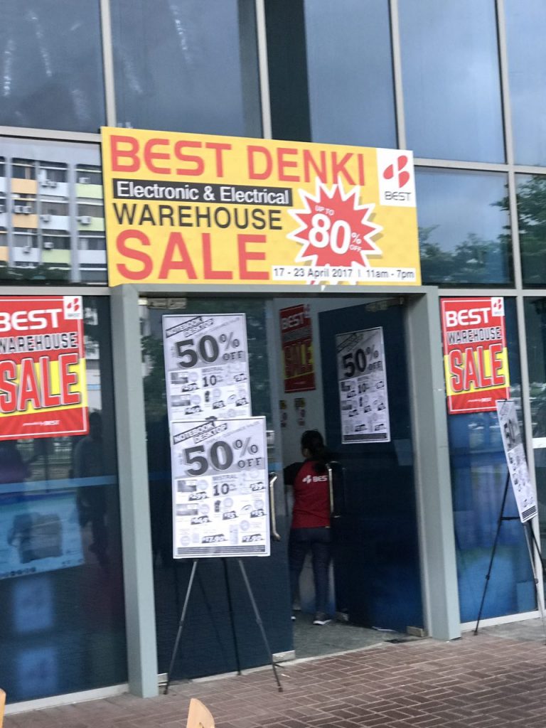 Best Denki Singapore Electronic & Electrical Warehouse Sale Up to 80% Off Promotion 17-23 Apr 2017 | Why Not Deals