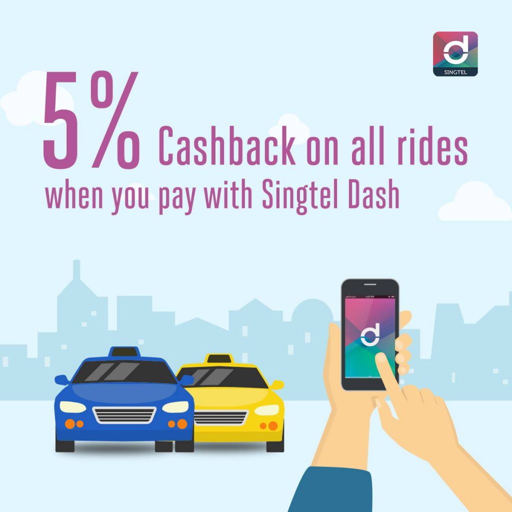 ComfortDelGro Pay with Singtel Dash & Enjoy 5% Cashback Promotion ends 30 Jun 2017 | Why Not Deals