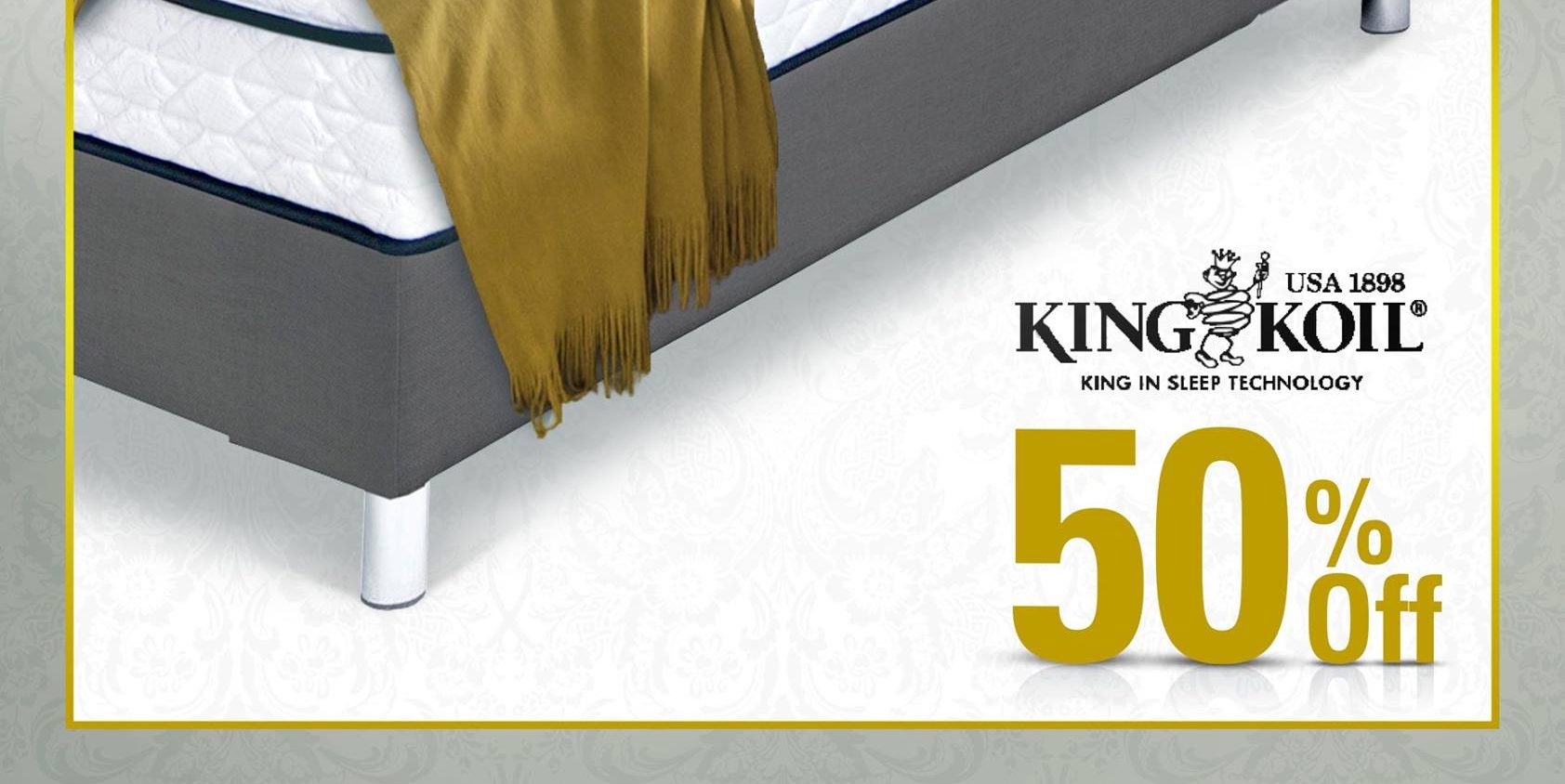 Divano Boutique Studio Singapore 50% Off King Koil Mattresses Promotion 29 Apr – 1 May 2017
