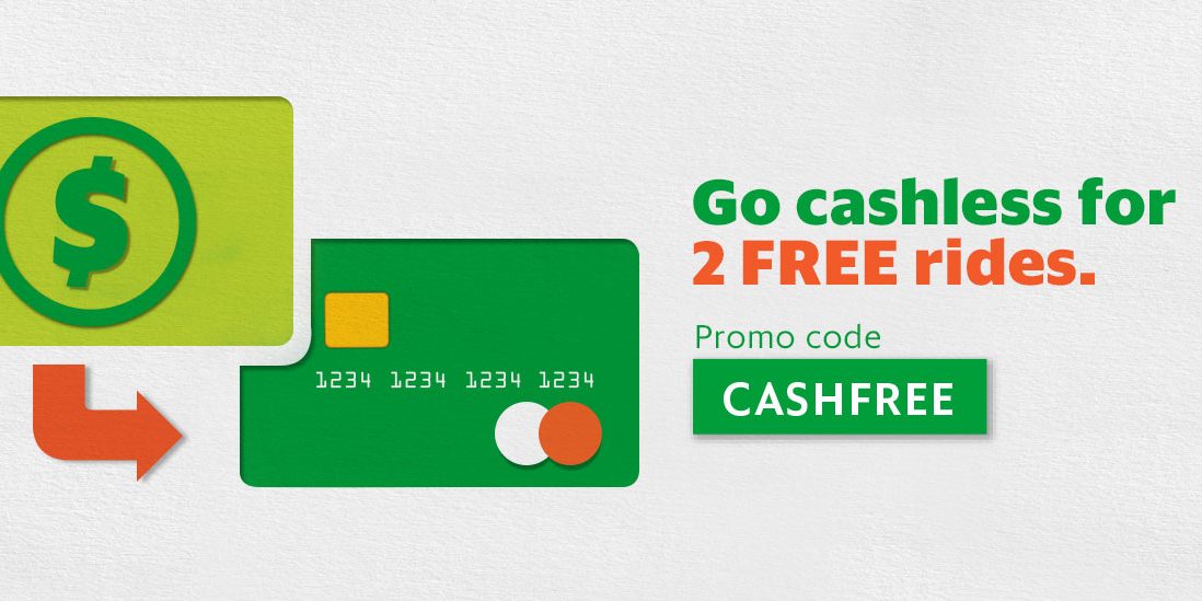 Grab Singapore Go Cashless For 2 FREE Rides Promotion ends 30 Apr 2017