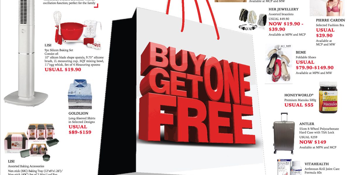 METRO Singapore Labour Day Buy One Get One FREE Promotion 28 Apr – 1 May 2017