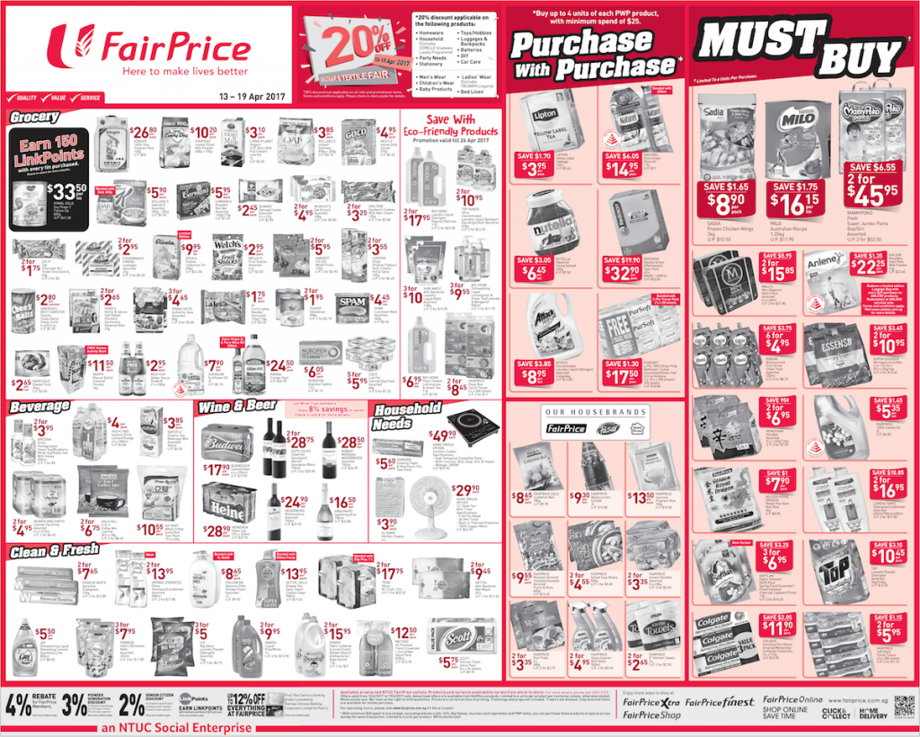 NTUC FairPrice Singapore Weekly Store Ads Promotion 13-19 Apr 2017 | Why Not Deals 2