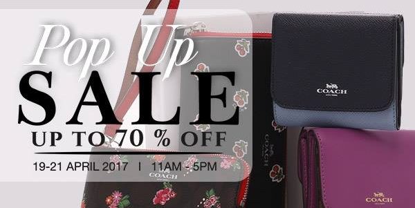 Reluzzo ONLINE Pop Up Sale Up to 70% Off Promotion 19-21 Apr 2017 Why Not!