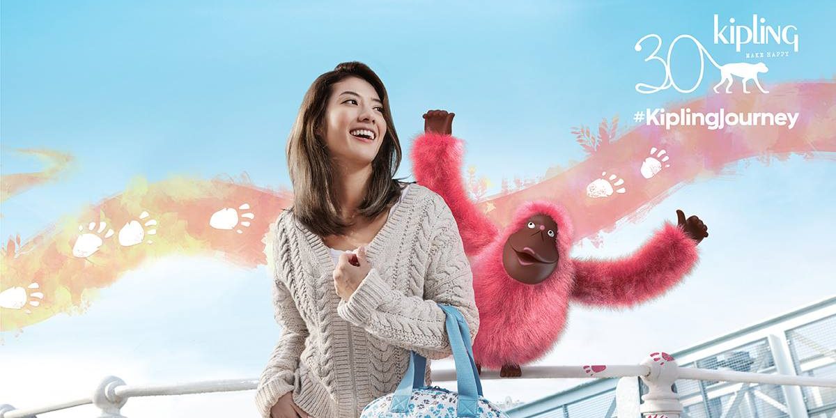 Takashimaya Singapore Kipling 30th Anniversary Up to 20% Off Promotion ends 21 Apr 2017