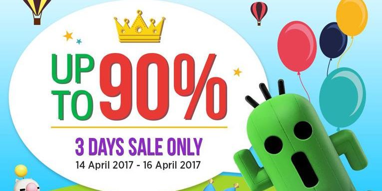 TOG Singapore 3 Days Super Sales Up to 90% Off Promotion 14-16 Apr 2017