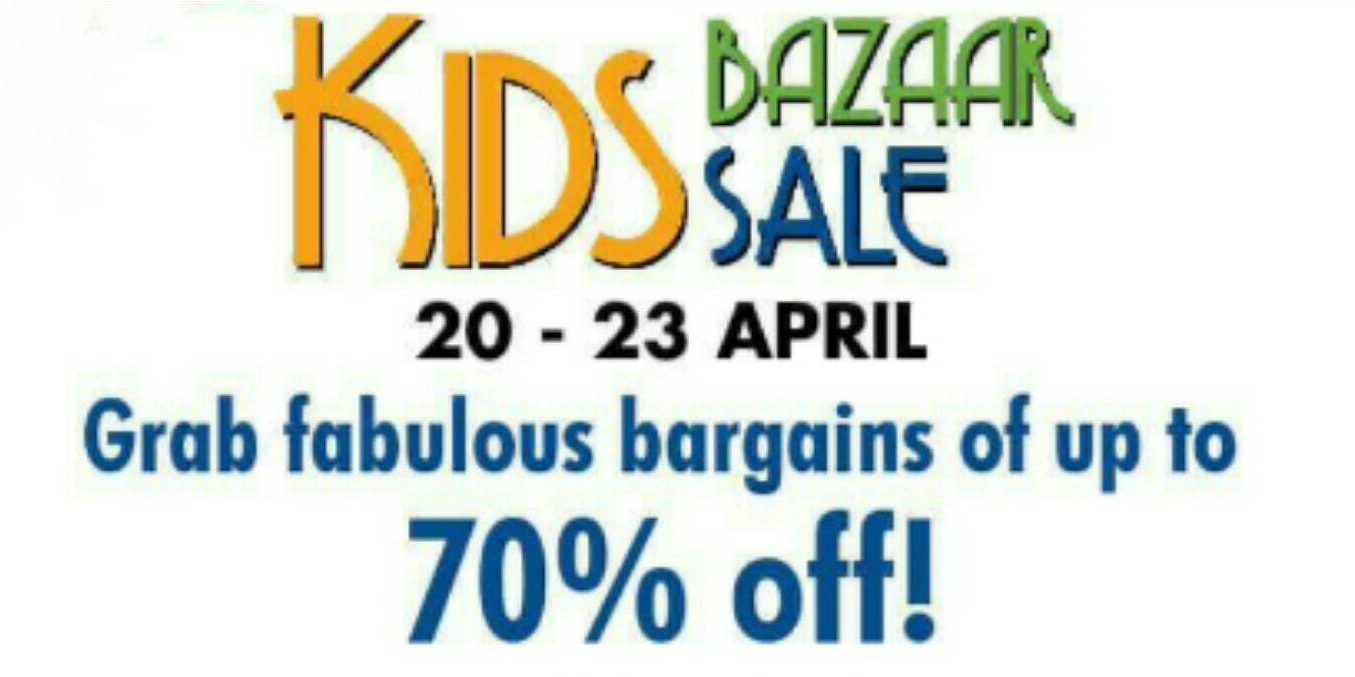 United Square Shopping Mall Kids Bazaar Sale Up to 70% Off Promotion 20-23 Apr 2017