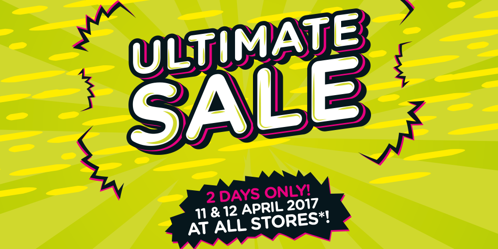Watsons Singapore 2-Day Ultimate Sale Buy 1 Get 1 FREE & 70% Off Promotion 11-12 Apr 2017