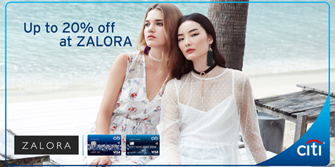 Zalora Singapore 20% Off with Citi Credit Cards Promotion ends 30 Apr 2017