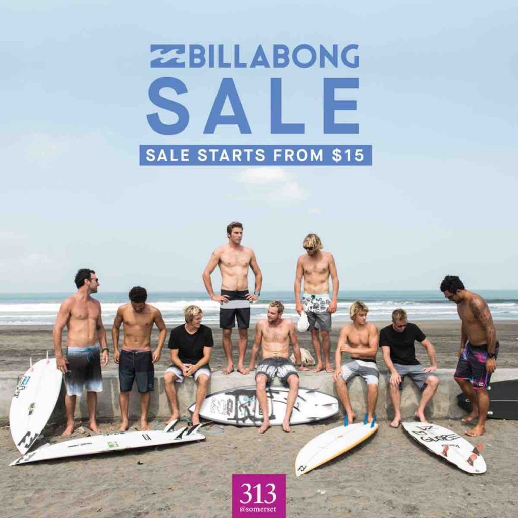 313@somerset Singapore Billabong Pop-Up Sale Starts from $15 Promotion 13-21 May 2017 | Why Not Deals