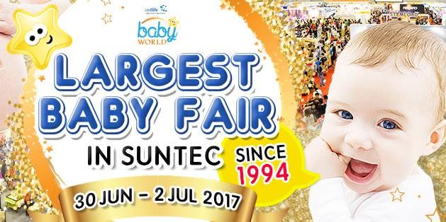 Baby World Singapore LARGEST Baby Fair in Suntec Since 1994 from 30 Jun – 2 Jul 2017