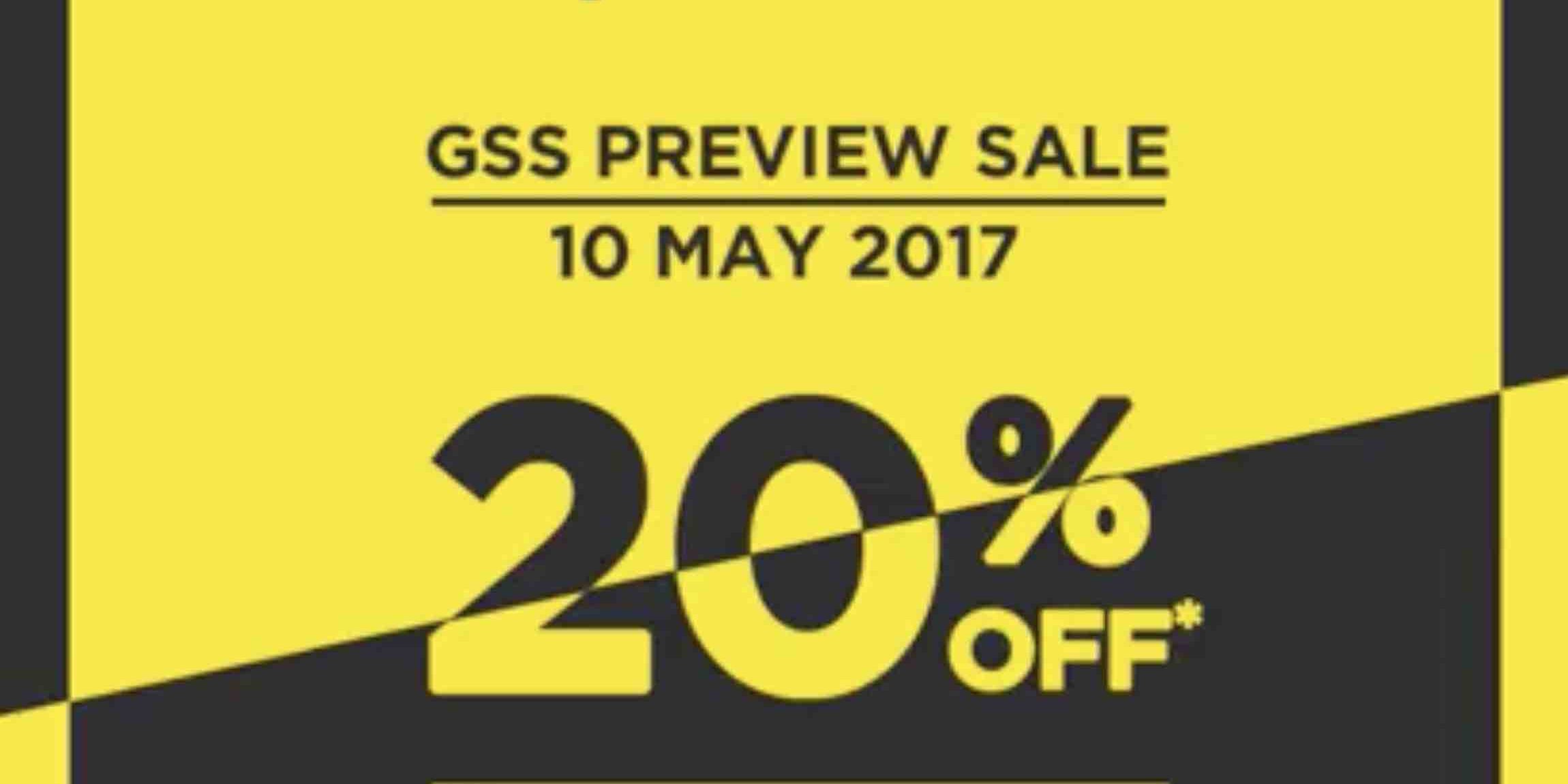 BoConcept Singapore GSS Preview Sale Up to 20% Off Promotion 10 May 2017