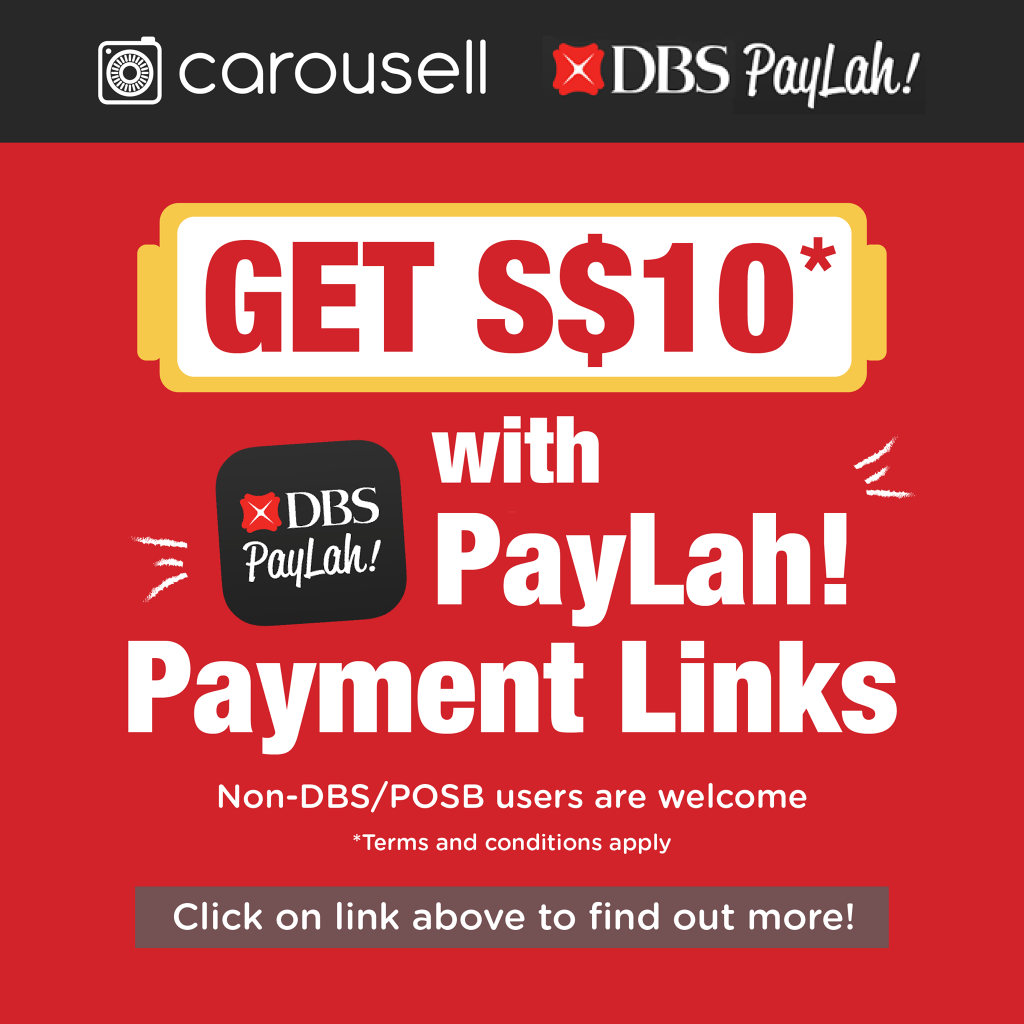 Carousell Singapore Get S$10 by Paying with DBS PayLah Promotion ends 5 Jun 2017 | Why Not Deals