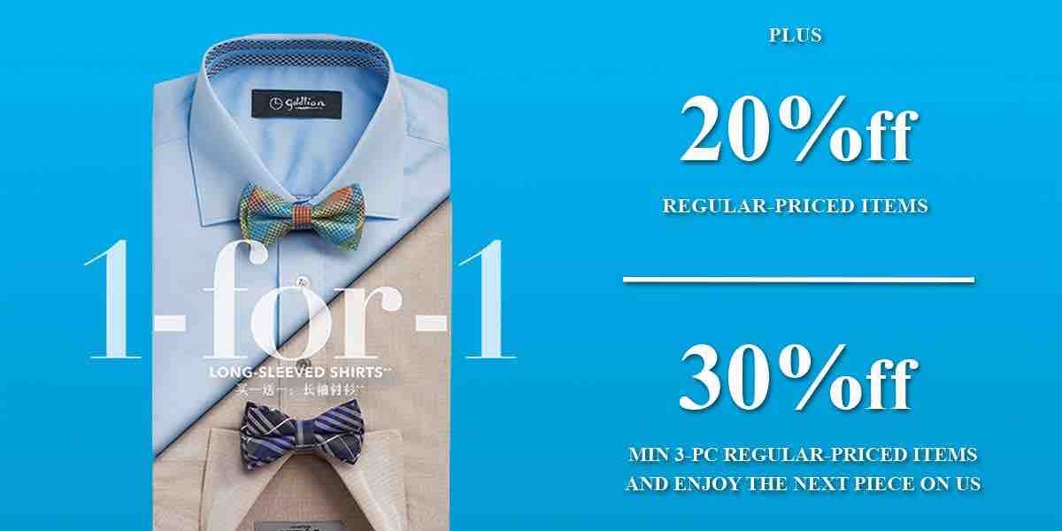 GOLDLION Singapore 1-For-1 Long-Sleeved Shirts Father’s Day Promotion ends 18 Jun 2017