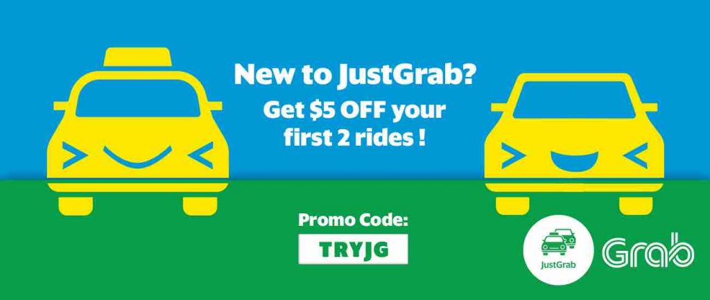 Grab Singapore Newbies Get $5 Off 1st 2 Rides TRYJG Promo Code ends 31 May 2017 | Why Not Deals