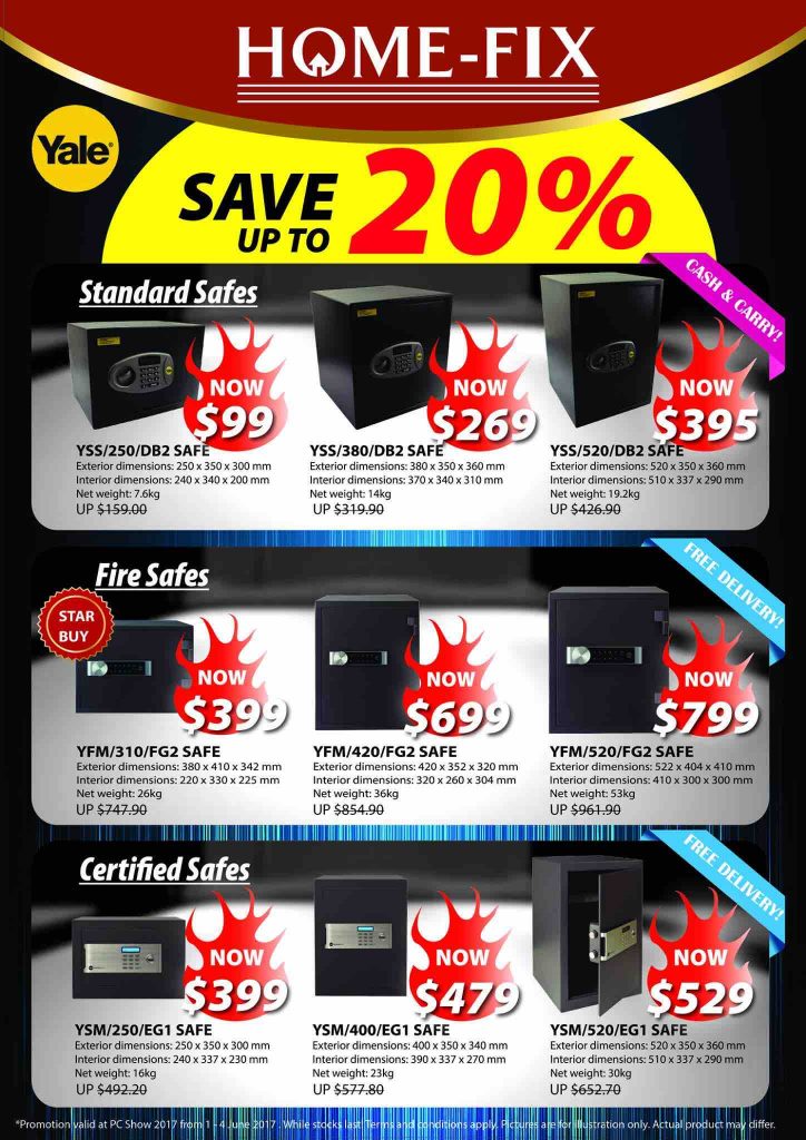 Home-Fix Singapore PC Show 2017 Up to 20% Off Promotion 1-4 Jun 2017 | Why Not Deals