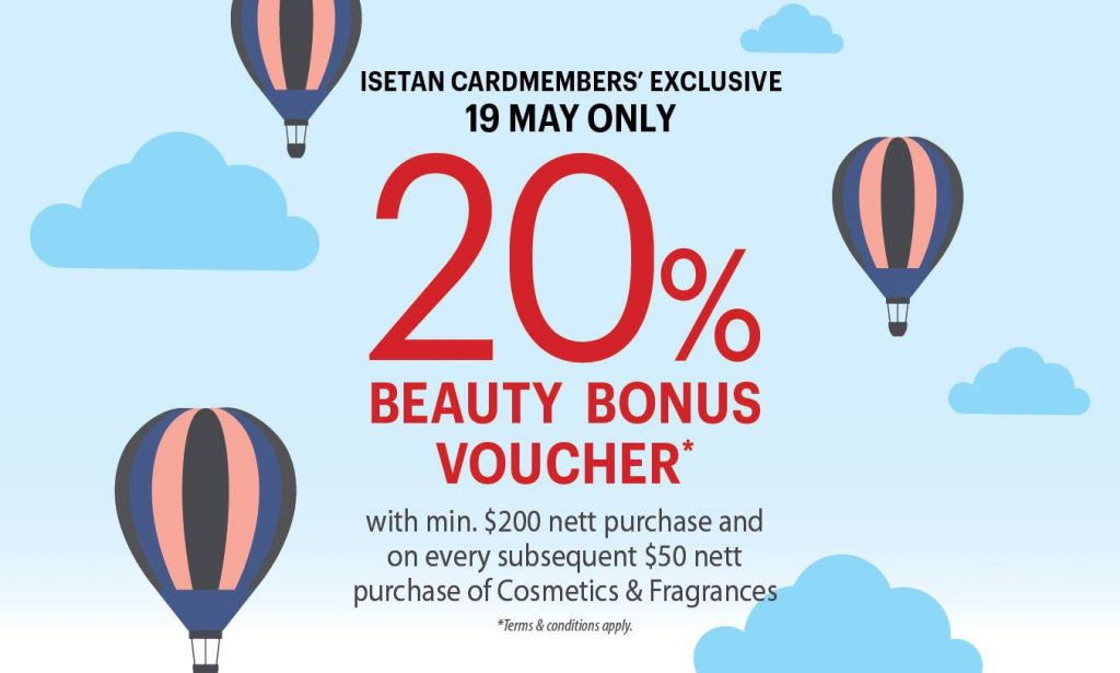 Isetan Singapore 3 Days Private Sale Up to 20% Rebate Promotion | Why Not Deals 11