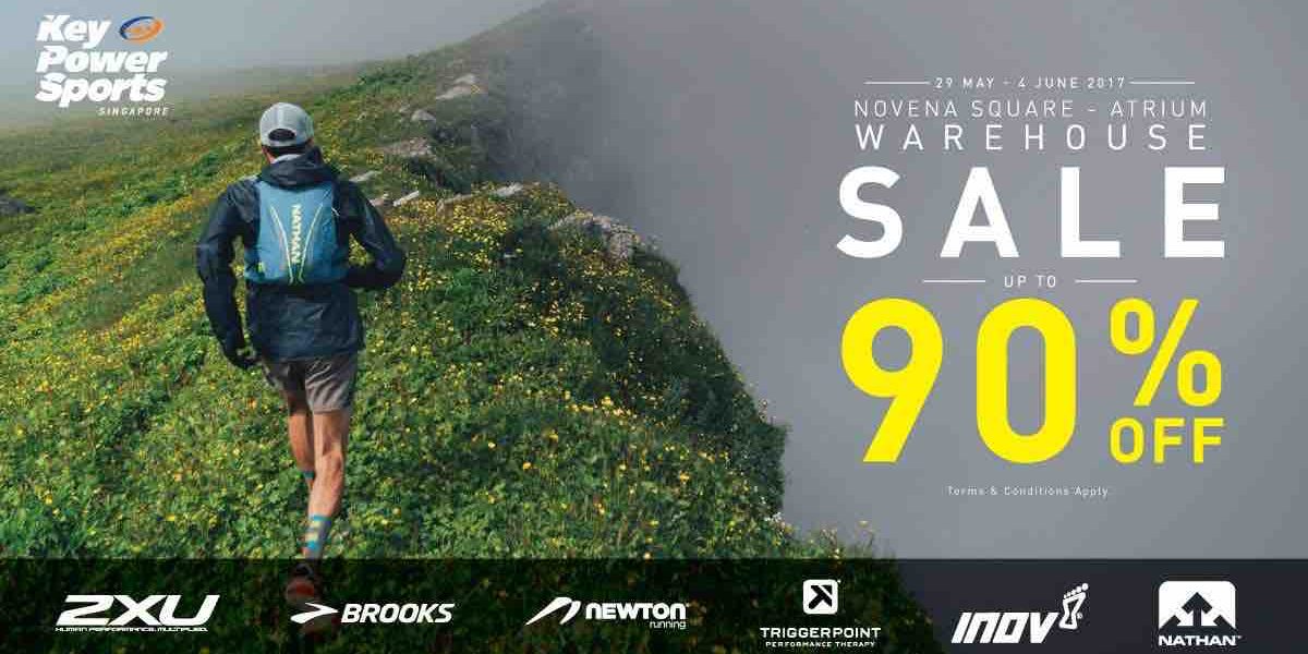 Key Power Sports Singapore Warehouse Sale Up to 90% Off Promotion 29 May – 4 Jun 2017