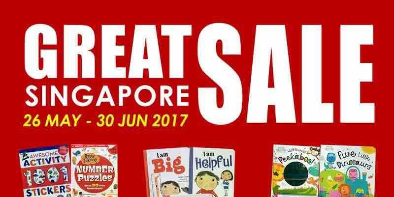 MPH Bookstores Great Singapore Sale Buy 2 Get 1 FREE Promotion 26 May – 30 Jun 2017