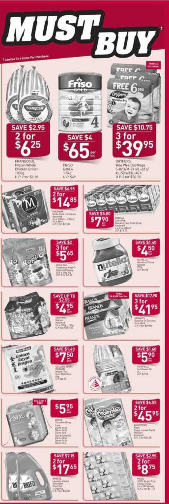 NTUC FairPrice Singapore Your Weekly Saver & Must Buy Promotions 11-17 May 2017 | Why Not Deals 1