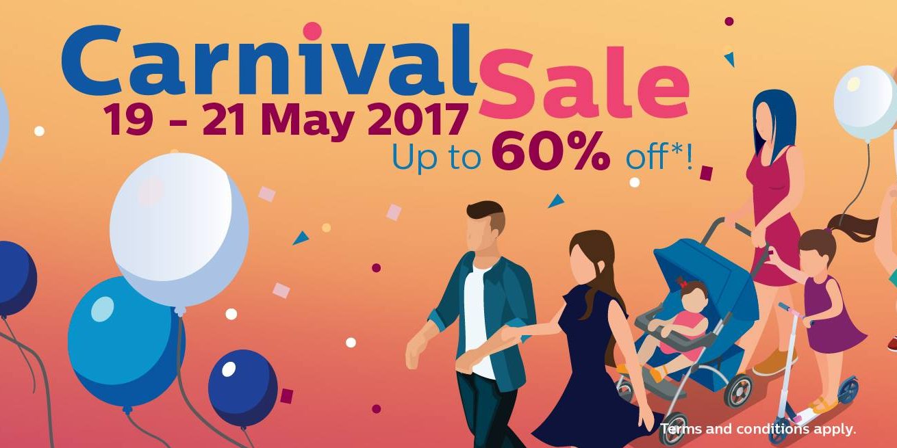 Philips Home Living Singapore Carnival Sale Up to 60% Off Promotion 19-21 May 2017