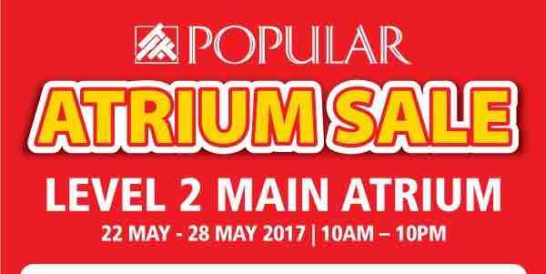Popular Singapore Compass One Atrium Sale Up to 70% Off Promotion 22-28 May 2017