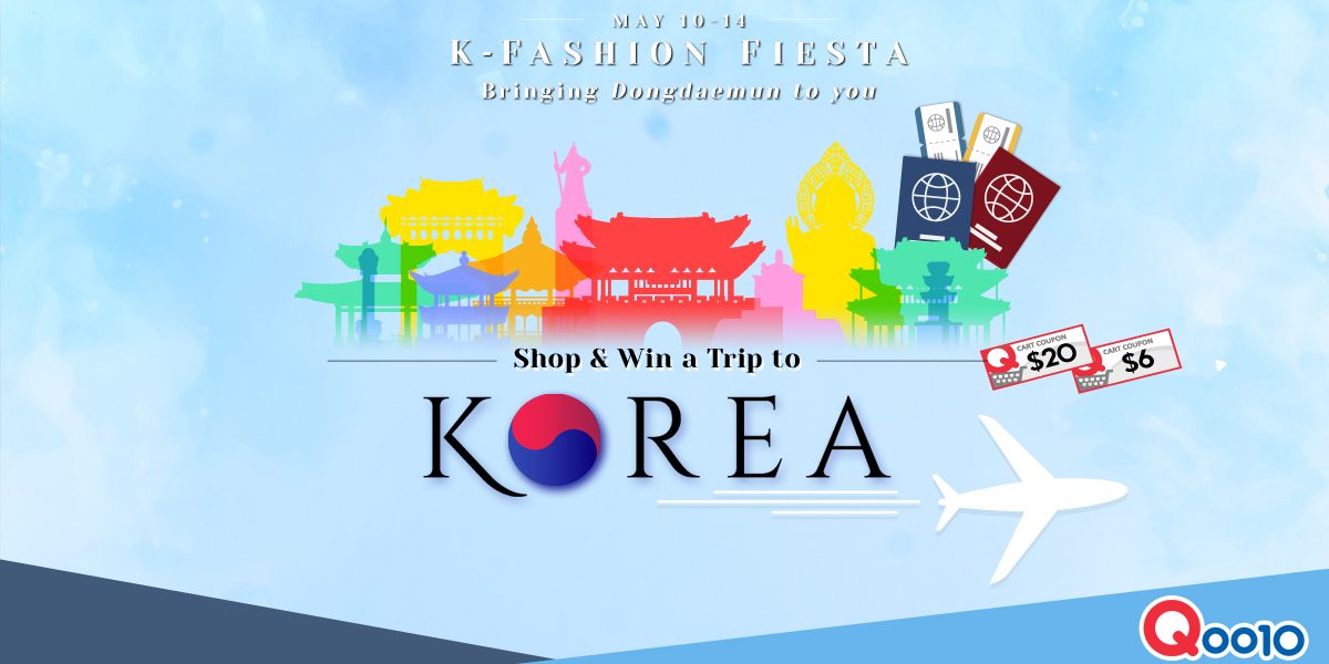 Qoo10 Singapore Korean Themed Online Shopping Festival Promotion 10-14 May 2017