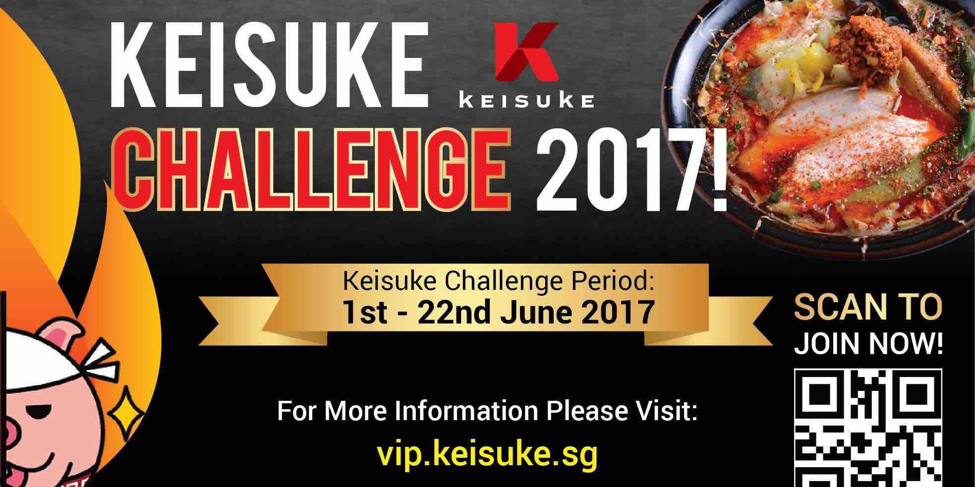 Ramen Keisuke Challenge 2017 Singapore Scan QR Code To Join Contest 1-22 Jun 2017