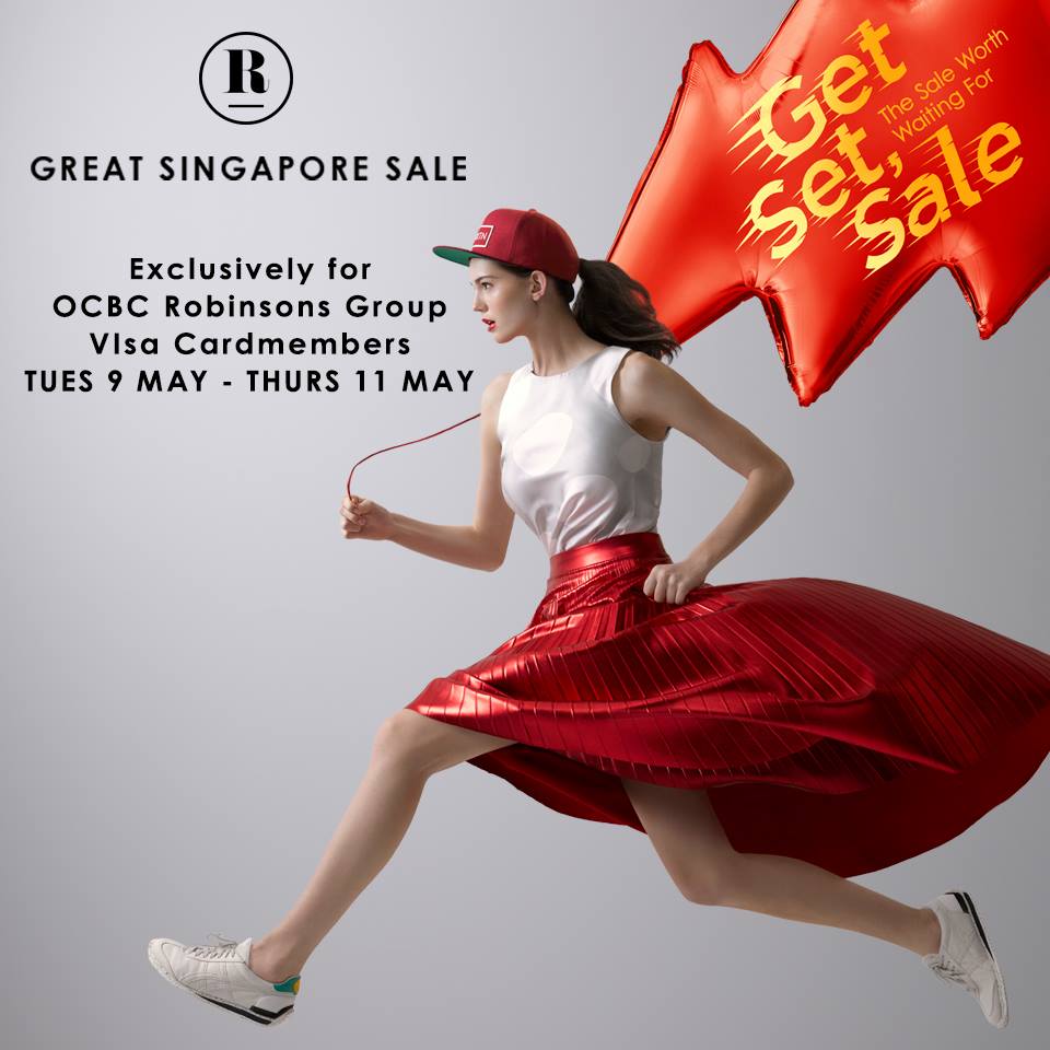 Robinsons Great Singapore Sale Get Set, Sale Up to 70% Off Promotion 9-11 May 2017 | Why Not Deals