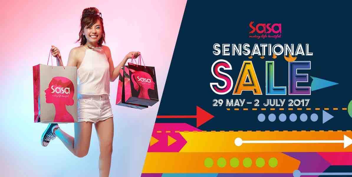 Sasa Singapore Sensational Sale with #SASALOTD Promotion 29 May – 2 Jul 2017