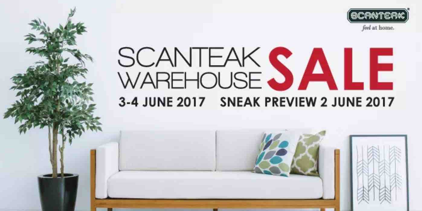 Scanteak Great Singapore Sale Warehouse Sale Up to 70% Off Promotion 2-4 Jun 2017